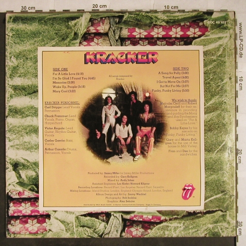Kracker: Kracker Brand, Foc, Rolling Stones Rec.(COC 49 102), D, 1973 - LP - H9457 - 9,00 Euro