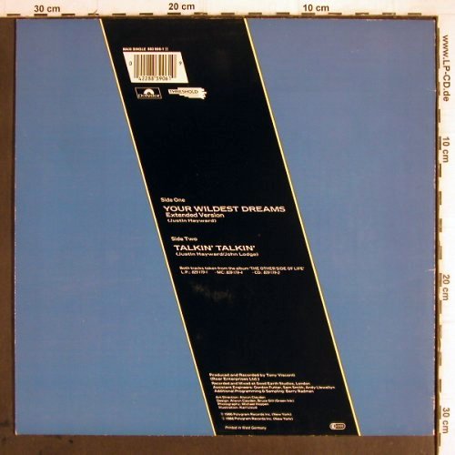 Moody Blues: Your Wildest Dreams/Talking Talking, Polydor(883 906-1), D, 1986 - 12inch - H9624 - 1,00 Euro