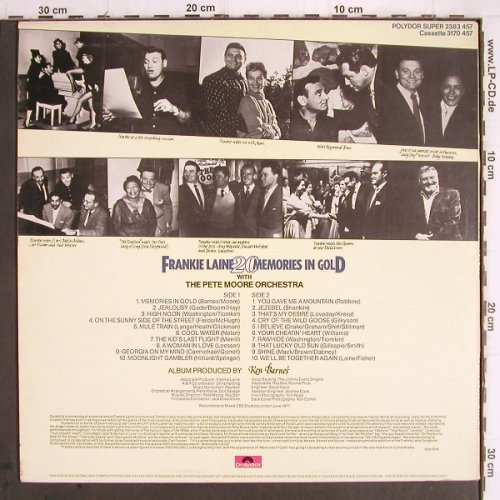 Laine,Frankie: 20 Memories In Gold, Polydor(2383 457), UK, 1977 - LP - H9633 - 3,00 Euro