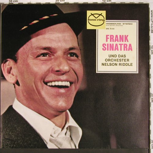 Sinatra,Frank: und das Orchester Nelson Riddle, Fono-Ring (SFB 78 031), D Typ: LP Best.-Nr.: V1024 Preis: 7,50 Euro