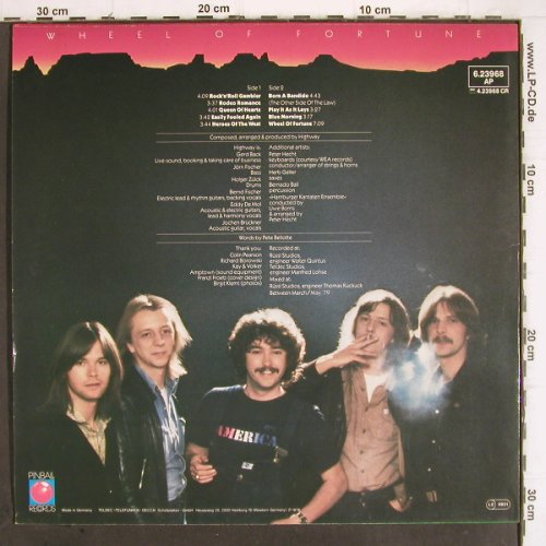 Highway: Wheel Of Fortune, Pinball(6.23968 AP), D, 1979 - LP - V104 - 5,00 Euro