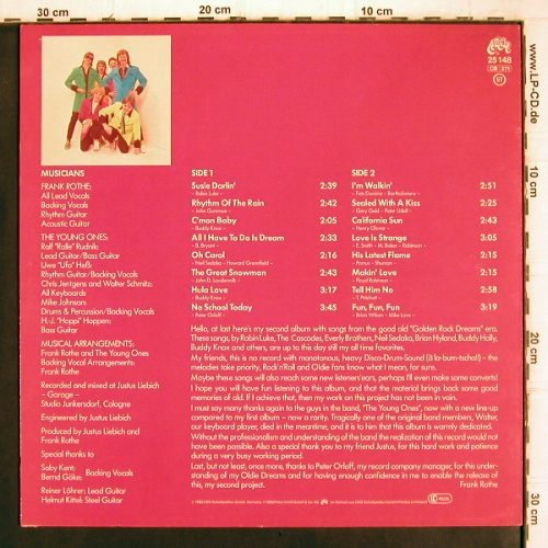 Frankie & the Young Ones: Golden Rock Dreams, Vol.2, Aladin(ALA 25 148), D, 1982 - LP - V1072 - 4,00 Euro