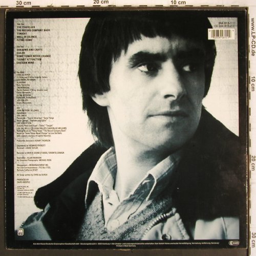 De Burgh,Chris: Eastern Wind, AM(394 815-1), D, 1980 - LP - V1079 - 6,00 Euro