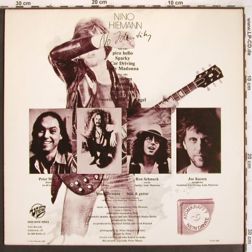 Nino (Hiemann): No Identity, View - Good Noise (VGNS 2002), D, 1980 Typ: LP Best.-Nr.: V1089 Preis: 6,00 Euro
