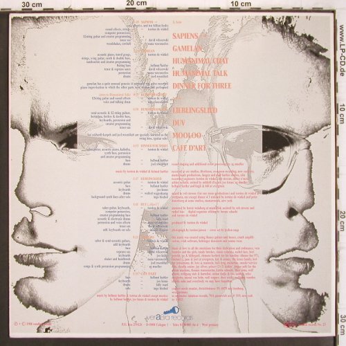 De Winkel Hattler: Humanimal Talk, m /vg+, VeraBra(No.23), D, 1988 - LP - V1090 - 6,00 Euro
