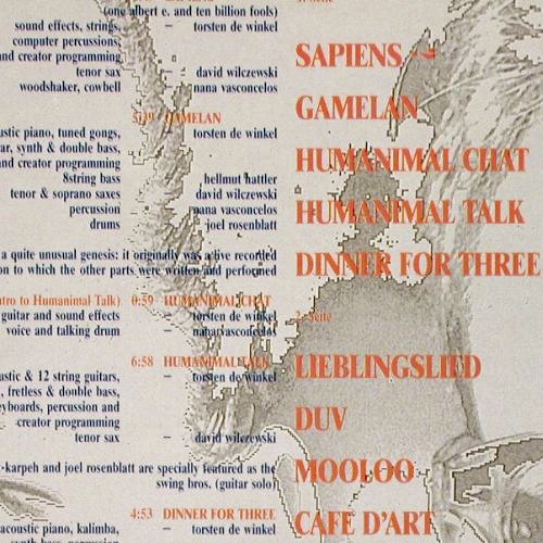 De Winkel Hattler: Humanimal Talk, m /vg+, VeraBra(No.23), D, 1988 - LP - V1090 - 6,00 Euro