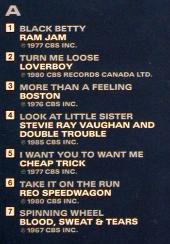 V.A.Finest in Rock: Ram Jam... Europe, 13 Tr., CBS (CBS 460135 1), NL, 1987 Typ: LP Best.-Nr.: V1108 Preis: 5,00 Euro