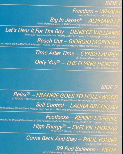 V.A.Die Super Smash Hits'84: Wham... Howard Jones, CBS (CBS 24 502), NL, 1984 Typ: 2LP Best.-Nr.: V1132 Preis: 6,00 Euro