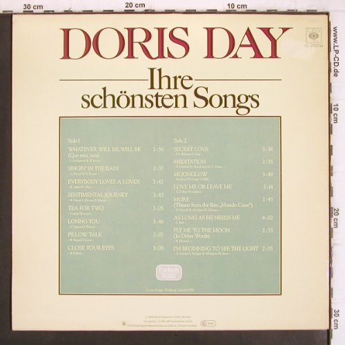 Day,Doris: Ihre Schönsten Songs, CBS(CL 29 0734), NL, 1982 - LP - V1135 - 6,00 Euro