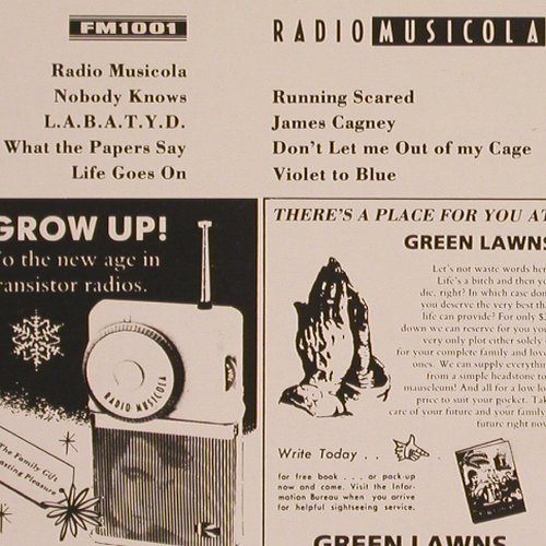 Kershaw,Nik: Radio Musicola, MCA(254 349-1), D, 1986 - LP - V1138 - 7,50 Euro