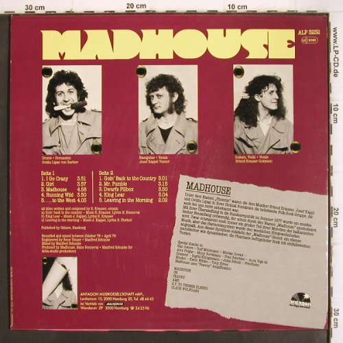 Madhouse: From The East, Antagon(ALP 3232), D, 1979 - LP - V1174 - 9,00 Euro
