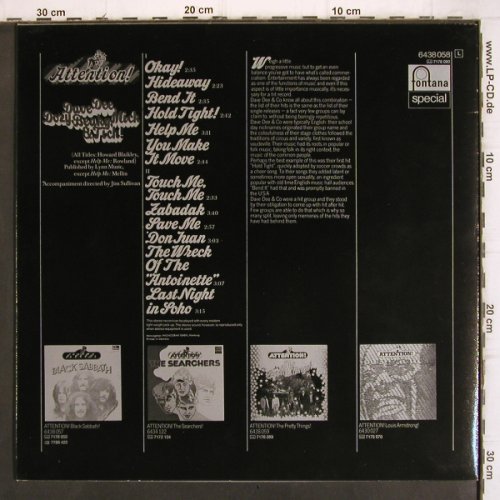 Dave Dee,Dozy,Beaky,Mick & Tich: Attention!, m /vg+, Fontana(6438 058), D, Ri,  - LP - V1188 - 5,00 Euro