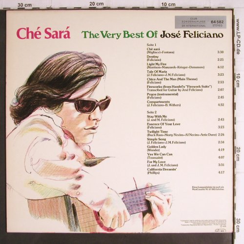 Feliciano,Jose: Che Sera, The very Best of,Club-Ed., RCA Victor(64 582), D, 1976 - LP - V1313 - 6,00 Euro
