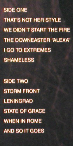 Joel,Billy: Stormfront, CBS(465658 1), NL, 1989 - LP - V1378 - 6,00 Euro