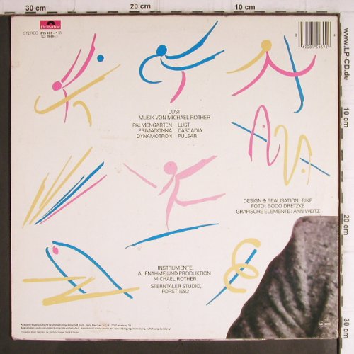 Rother,Michael: Lust, Polydor (815 469), D, 1983 Typ: LP Best.-Nr.: V1380 Preis: 6,00 Euro