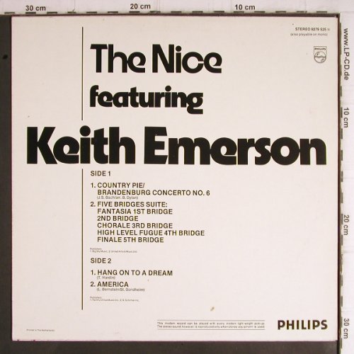 Nice: featuring Keith Emerson, Philips (Success) (9279 525), NL, Ri Typ: LP Best.-Nr.: V1382 Preis: 6,00 Euro