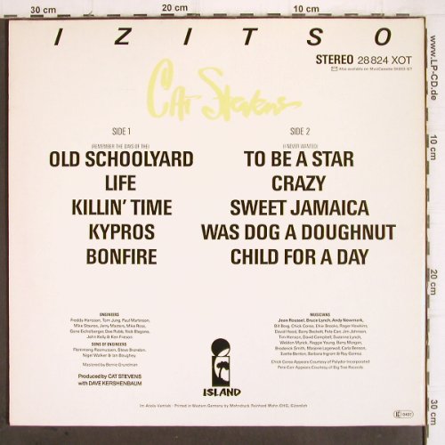 Stevens,Cat: Izitso, Foc, Island (28 824 XOT), D, 1977 Typ: LP Best.-Nr.: V138 Preis: 6,00 Euro