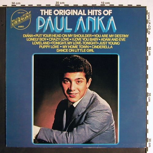 Anka,Paul: The Original Hits Of, Embassy (EMB 31054), NL, 1974 Typ: LP Best.-Nr.: V1417 Preis: 5,00 Euro
