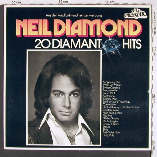 Diamond,Neil: 20 Diamant Hits, Polystar(9199 816), D,  - LP - V1419 - 6,00 Euro