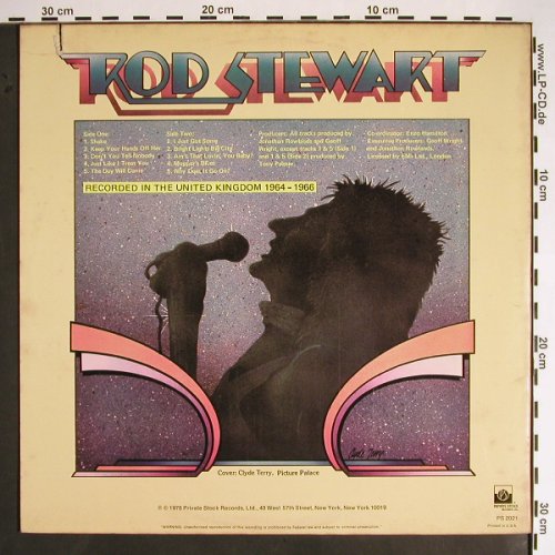 Stewart,Rod: A Shot Of Rhythm & Blues (1964-66), Private Stock (PS 2021), US, co,Foc, 1976 Typ: LP Best.-Nr.: V1460 Preis: 7,50 Euro