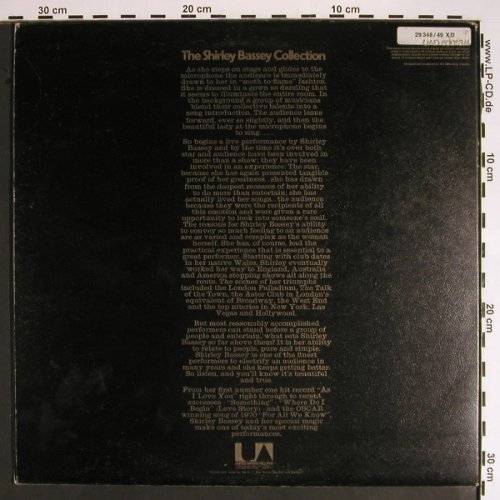 Bassey,Shirley: The S.B. Collection, Foc, UA, Club-Sonderaufl. (UAS 29 348 XD), D Typ: 2LP Best.-Nr.: V1480 Preis: 7,50 Euro