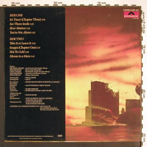 Saga: Images At Twilight, Polydor (2391 437), D, 1979 Typ: LP Best.-Nr.: V1486 Preis: 6,00 Euro