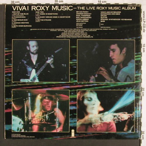 Roxy Music: Viva !, Foc, Island (27 553 XOT), D, 1976 Typ: LP Best.-Nr.: V1564 Preis: 7,50 Euro