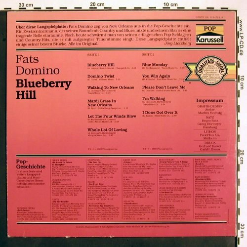 Domino,Fats: Blueberry Hill (live 1695), Karussell(2872 118), D,  - LP - V1676 - 5,00 Euro
