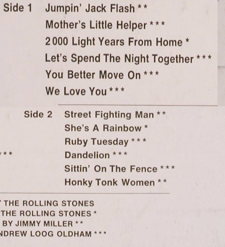 Rolling Stones: Big Hits Vol.2, Club Sonderauflage, Decca / S*R (63 512), D (1969), 1975 Typ: LP Best.-Nr.: V1706 Preis: 12,50 Euro