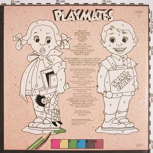 Small Faces: Playmates, Atlantic (ATL 50 375), D, 1977 Typ: LP Best.-Nr.: V1712 Preis: 7,50 Euro