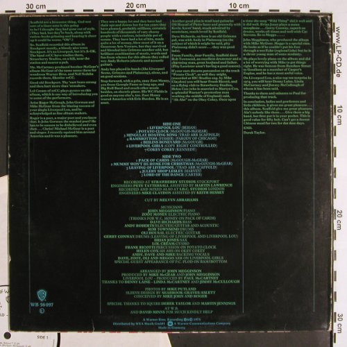 Scaffold: Sold Out,  m /vg+, WB wh.Muster (WB 56 097), D, 1975 Typ: LP Best.-Nr.: V1717 Preis: 6,00 Euro
