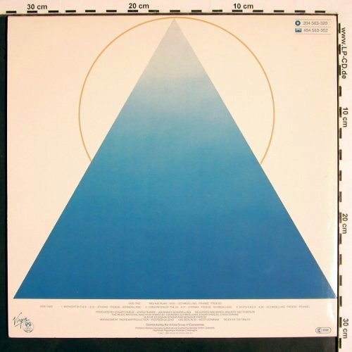 Tangerine Dream: White Eagle, Virgin(204 563-320), D, 1982 - LP - V1746 - 9,00 Euro