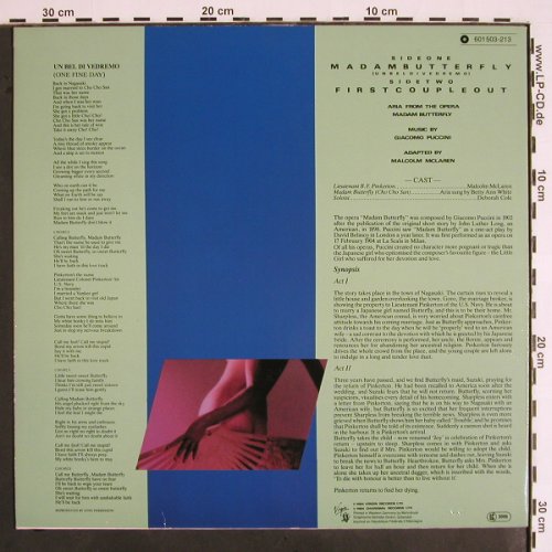 Mc Laren,Malcolm: Madam Butterfly / First Couple Out, Virgin (601 503-213), D, 1984 Typ: 12" Best.-Nr.: V1780 Preis: 4,00 Euro