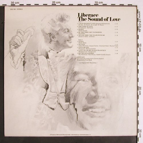Liberace: The Sound Of Love (1974), 2001(200.195), D, Ri,  - LP - V1900 - 7,50 Euro