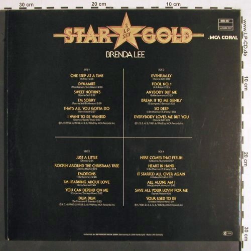 Lee,Brenda: Star Gold, Foc, MCA Coral(0082.057), D, Ri,  - 2LP - V1928 - 7,50 Euro