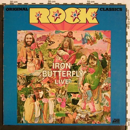 Iron Butterfly: Live-Orig.Rock Classics(70), Atlantic(ATL 20 093 F), D, m  /vg+, 1975 - LP - V1953 - 6,00 Euro