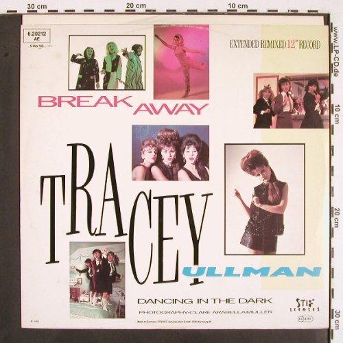 Ullman,Tracy: Break Away 5:03/Dancing in the Dark, Stiff (6.20212 AE), D, 1983 Typ: 12" Best.-Nr.: V1980 Preis: 4,00 Euro