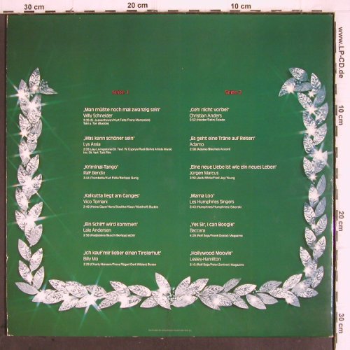 V.A.25 Jahre Sunil  präs.Evergreens: Willy Schneider... Lesley Hamilton, Sunil/Teldec (A-4798), D, Foc, 1980 Typ: LP Best.-Nr.: V199 Preis: 7,50 Euro