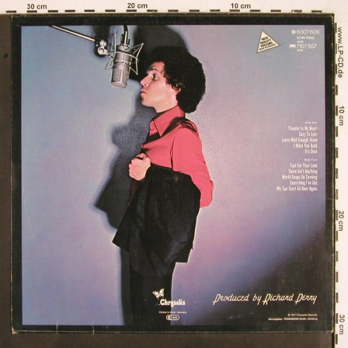 Sayer,Leo: Thunder In My Heart, Chrysalis (6307 606), D, 1977 Typ: LP Best.-Nr.: V2088 Preis: 6,00 Euro