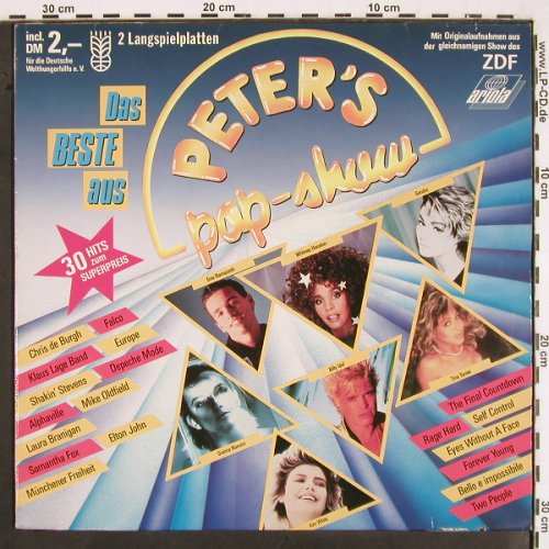 V.A.Peter's Pop-Show: Europe...Münchener Freiheit, Ariola(303 344 551), D, co, 1988 - 2LP - V2183 - 6,00 Euro