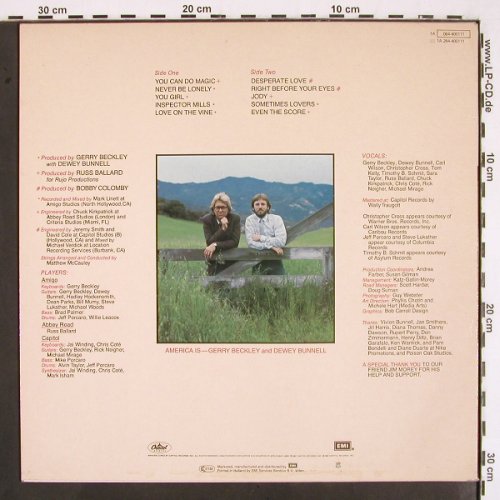 America: View From The Ground, Capitol(064-400111), NL, 1982 - LP - V2309 - 6,00 Euro