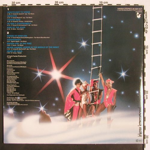 Boney M.: Nightflight To Venus,Foc, Postcards, Hansa(26 026 XOT), D, 1978 - LP - V2342 - 9,00 Euro
