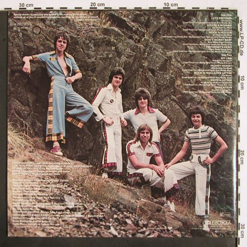 Bay City Rollers: Dedication, Foc, Bell(062-98 177), D, 1976 - LP - V2353 - 6,00 Euro