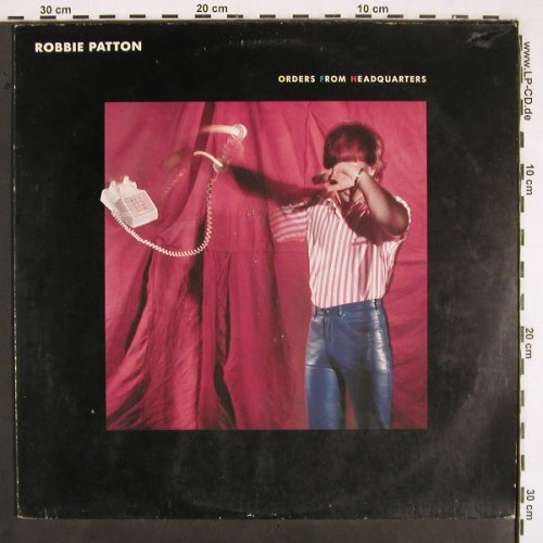 Patton,Robbie: Orders From Headquarters, m-/vg+, Atlantic(78.0006-1), D, 1982 - LP - V2434 - 4,00 Euro