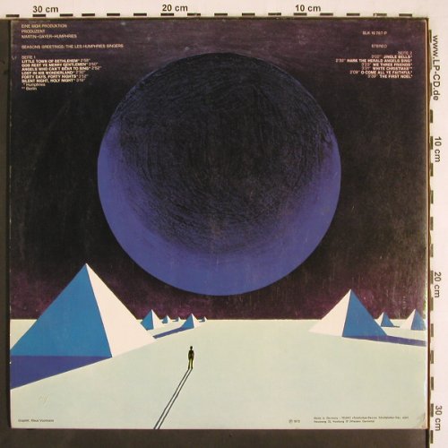 Les Humphries Singers: Seasons Greetings, Foc, Decca(SLK 16 767-P), D, 1972 - LP - V2568 - 7,50 Euro