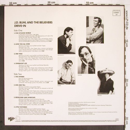 J.D.Buhl and the Believers: Drive-In, Line(6.26057 AP), D, 1984 - LP - V260 - 7,50 Euro
