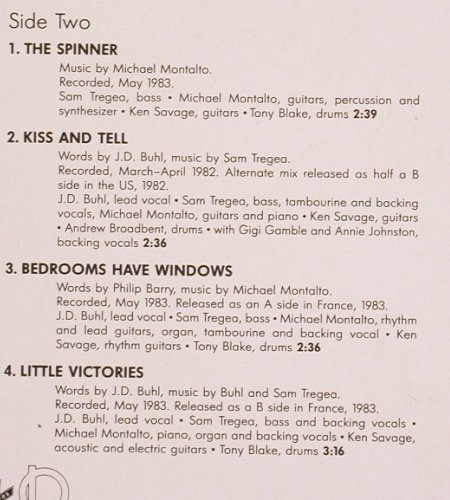 J.D.Buhl and the Believers: Drive-In, Line(6.26057 AP), D, 1984 - LP - V260 - 7,50 Euro