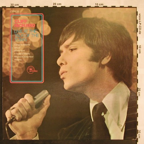 Richard,Cliff: Live At Talk Of The Town, EMI (C 048-50 738), D, 1970 Typ: LP Best.-Nr.: V264 Preis: 6,00 Euro