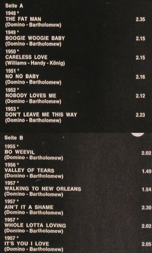 Domino,Fats: The Fats Domino Story, Foc, Liberty(LBS 83 456/57 X), D,  - 2LP - V266 - 9,00 Euro