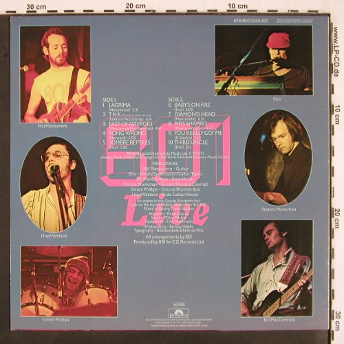 801: Live, Ri, Polydor(2344 097), D, 1976 - LP - V2750 - 9,00 Euro